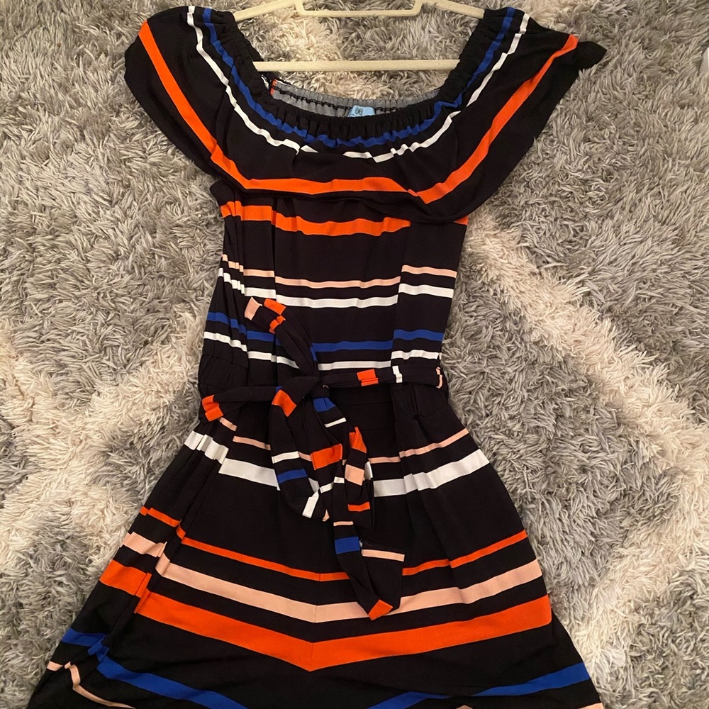 CeCe Striped Romper